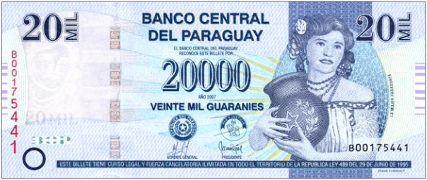 20,000 Guaraníes
